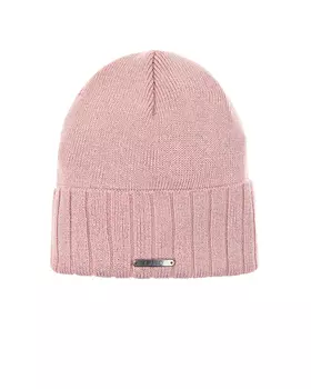 Розовая шапка с люрексом CAPO детская