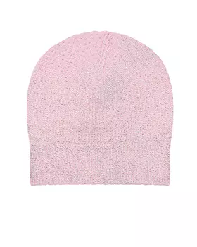 Розовая шапка со стразами Regina детская