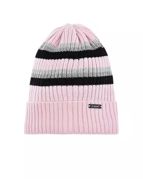 Розовая шапка в полоску Il Trenino детская