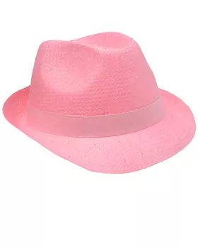 Розовая шляпа с лентой Catya