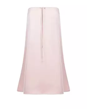 Розовая юбка с поясом на кулиске Genious