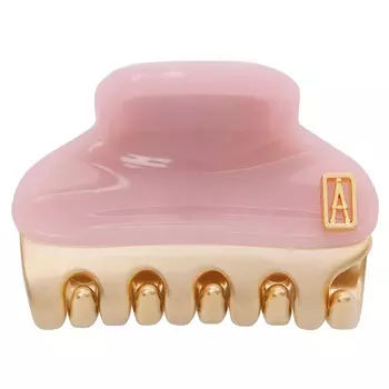 Розовая заколка-краб, размер мини Alexander de Paris детская