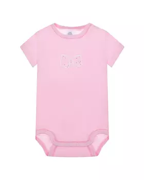 Розовое боди со стразами Sanetta