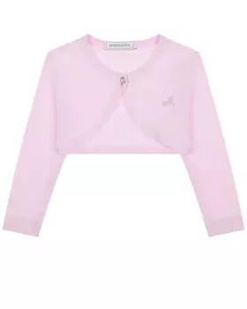 Розовое болеро на пуговице Monnalisa