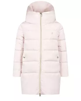 Розовое пальто-пуховик Herno детское
