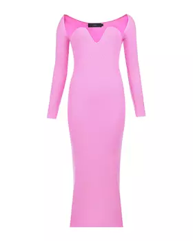 Розовое платье из кашемира Arch4
