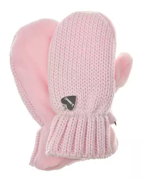 Розовые флисовые варежки Il Trenino детские