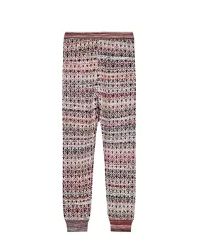 Розовые леггинсы из смесовой шерсти Paade Mode детские