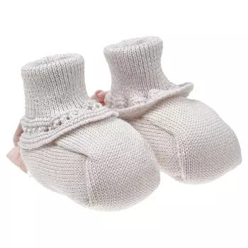 Розовые пинетки с оборками Marlu