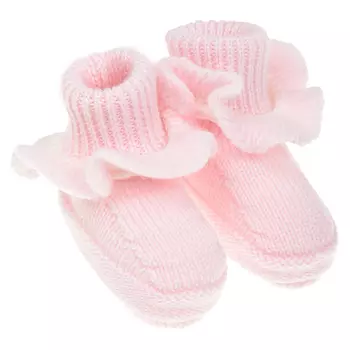 Розовые пинетки с рюшами Tomax детские