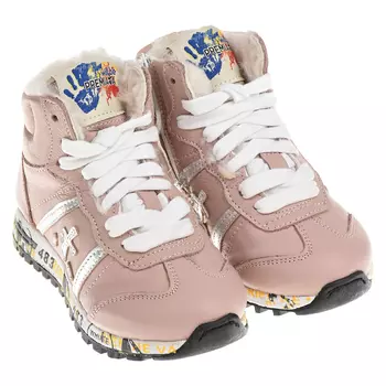 Розовые утепленные кроссовки will be Premiata детские