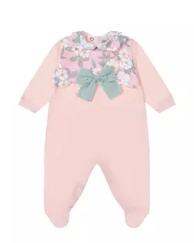 Розовый комбинезон с бантом Marlu