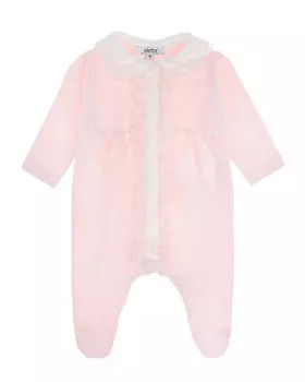 Розовый комбинезон с оборками Aletta детский