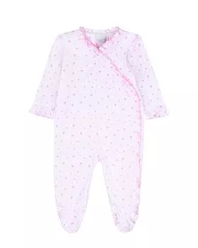 Розовый комбинезон с рюшей Kissy Kissy детский