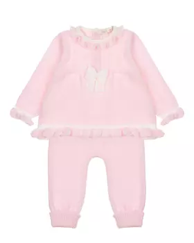 Розовый комплект из шерсти Tomax детский
