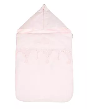 Розовый конверт с ажурной вставкой, 42x75 см Ermanno Scervino