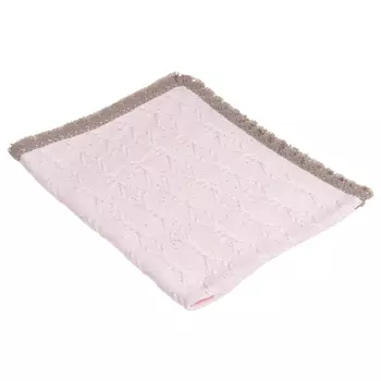 Розовый плед с бежевым кантом, 71x90 см Marlu детский