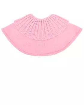 Розовый шарф-ворот из кашемира Chobi детский