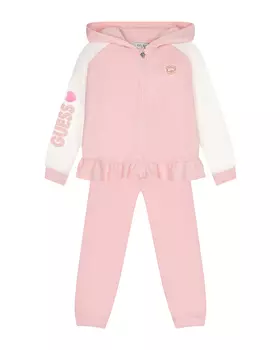 Розовый спортивный костюм из хлопка Guess детский