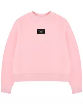 Розовый свитшот с лого Dolce&Gabbana