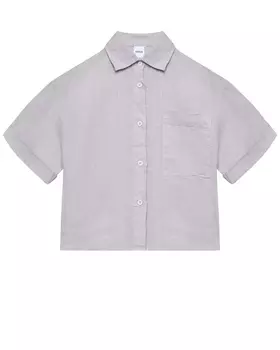 Рубашка льняная на пуговицах с нагрудным карманом ASPESI