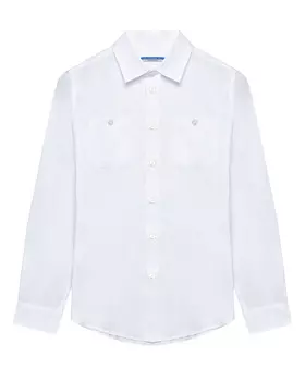 Рубашка льняная с нагрудными карманами Jacob Cohen