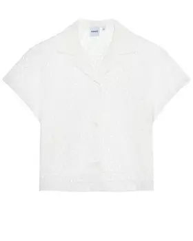 Рубашка оверсайз с перфорацией ASPESI