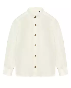 Рубашка с длинными рукавами, белая Emanuel Pris