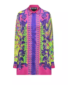 Рубашка с орнаментом Versace Versace Jeans Couture
