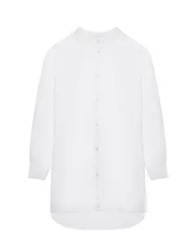 Рубашка с воротником "стойка" однотонная ASPESI