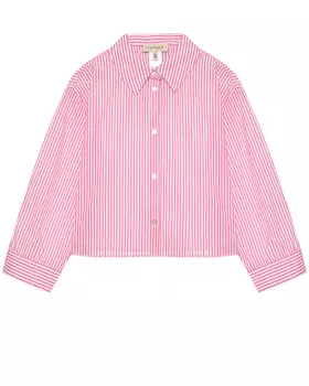 Рубашка в розовую полоску TWINSET