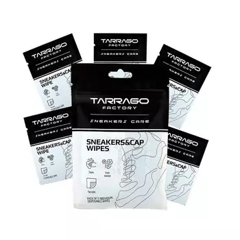 Салфетки SNEAKERS SNEAKERS & CAP WIPES, для чистки кроссовок, 5 шт Tarrago SNEAKERS