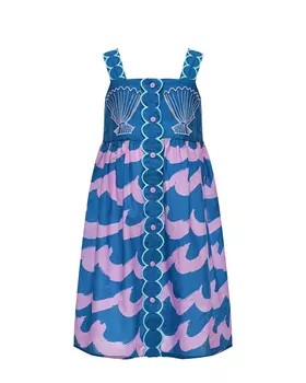 Сарафан с принтом "волны" Stella McCartney