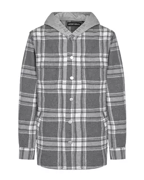 Серая рубашка с капюшоном Antony Morato детская