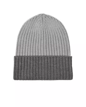 Серая шапка с отворотом Regina детская