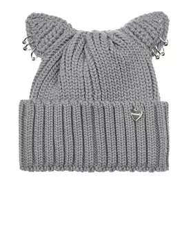 Серая шапка с пирсингом Il Trenino детская