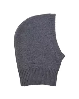 Серая шапка-шлем из шерсти Jan&Sofie детская