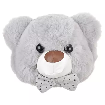 Серая сумка в виде мордочки мишки, 27х18х12 см Regina детская