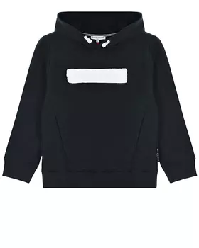 Серая толстовка-худи с белой вставкой Givenchy детская