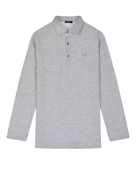 Серая трикотажная рубашка IL Gufo детская