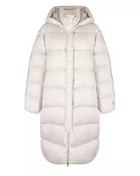 Серое пальто-пуховик ADD