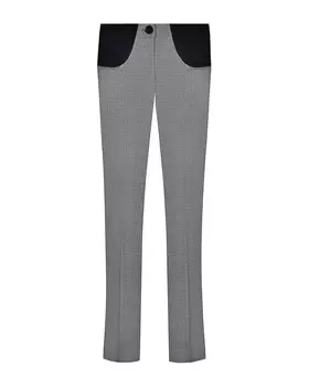 Серые брюки с эластичными вставками Dan Maralex