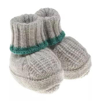 Серые пинетки с зеленым кантом Tomax детские