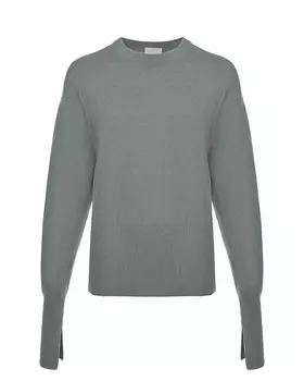 Серый джемпер с удлиненными манжетами MRZ