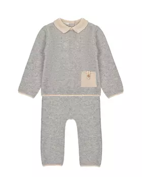 Серый комплект из кашемира Tomax детский