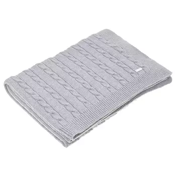 Серый плед из мериносовой шерсти Miacompany детский