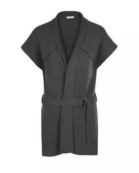 Серый вязаный жакет Panicale