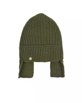 Шапка цвета хаки с отворотом Joli Bebe детская