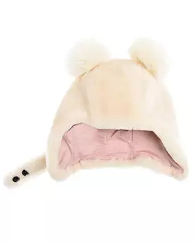 Шапка из овчины с помпонами Ploomlé детская