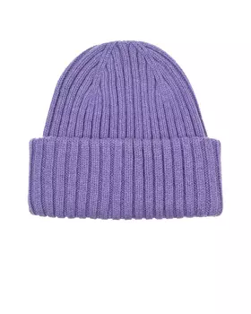 Шапка из смесовой шерсти сиреневого цвета Chobi детская